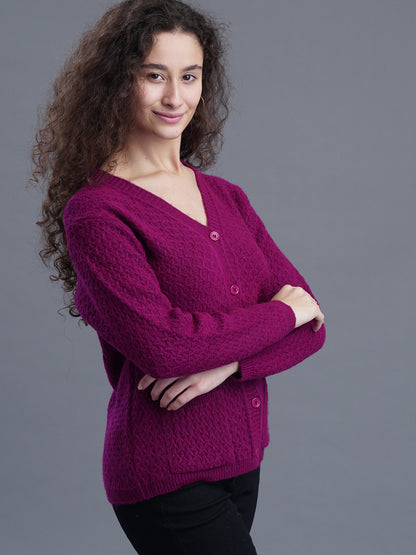 Golden Ember V-Neck CARDIGAN