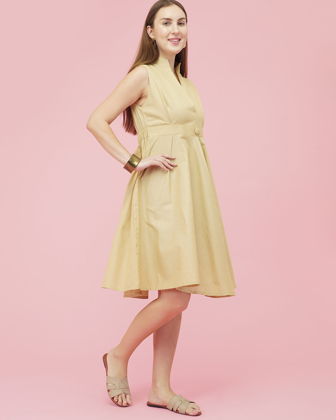 Sand Dune Flare Dress