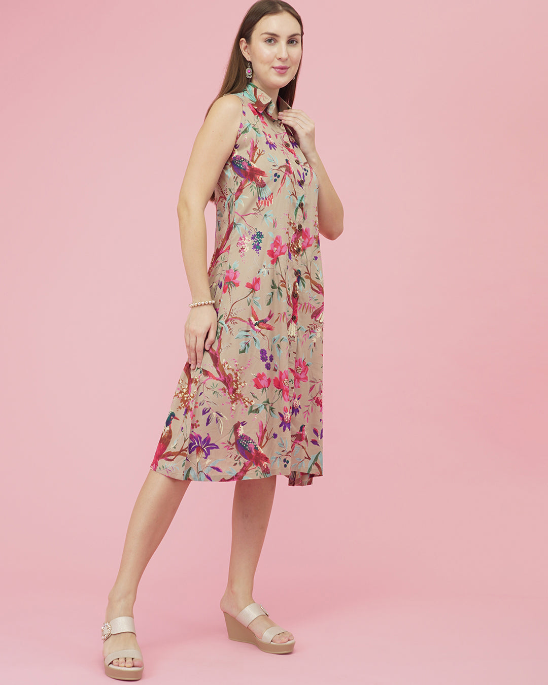Blossom Trail Tiered Maxi Dress