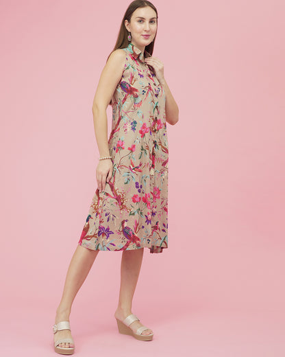 Blossom Trail Tiered Maxi Dress