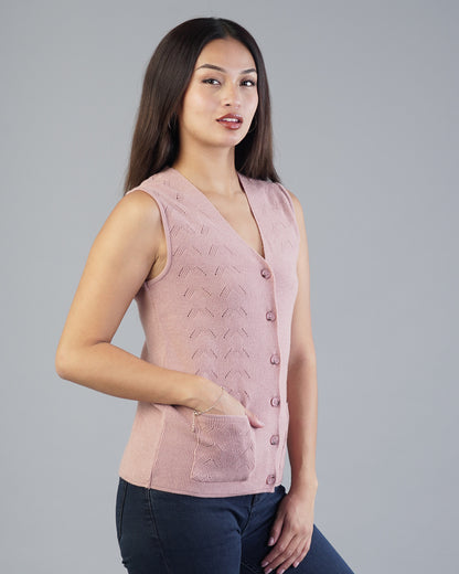 Elara V-Neck Knit Cardigan