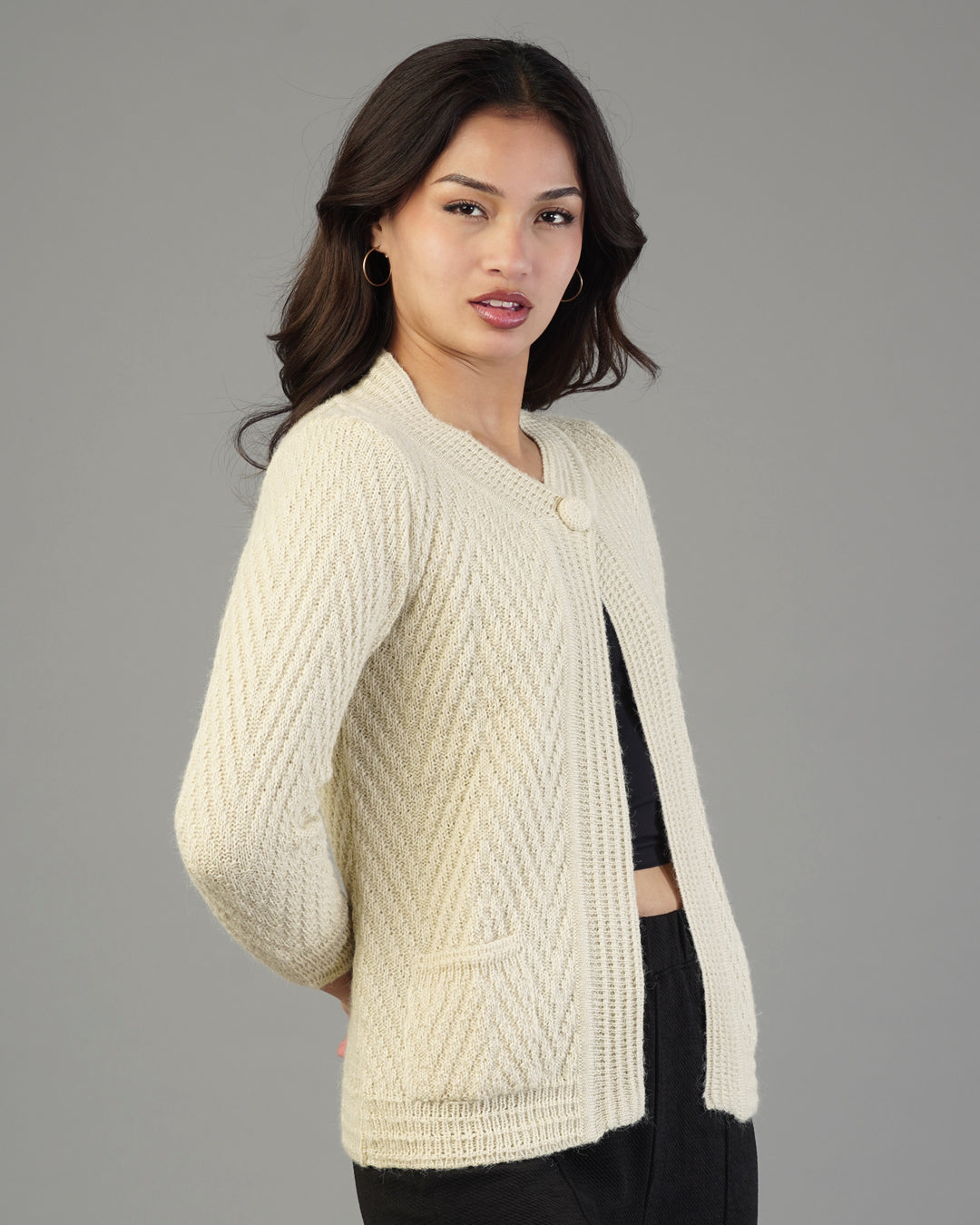 Maeve V-Neck Knit Cardigan