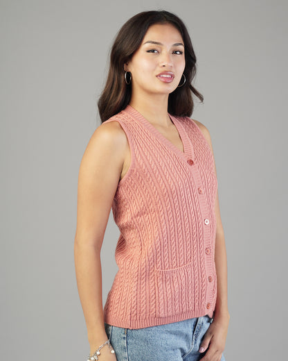 Siena V-Neck Knit Cardigan