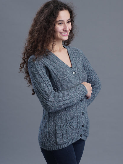 Sandstone V-Neck CARDIGAN