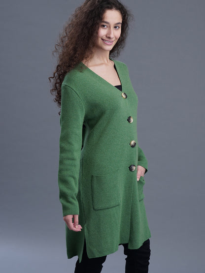 Aira V-Neck Long Cardigan