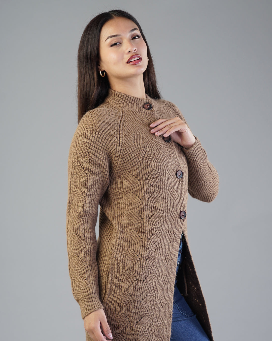 Rosalie Knit Longline Cardigan