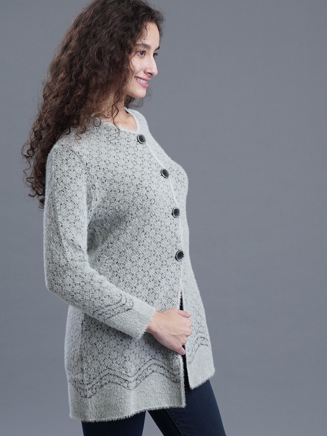  Valina V-Neck Long Cardigan