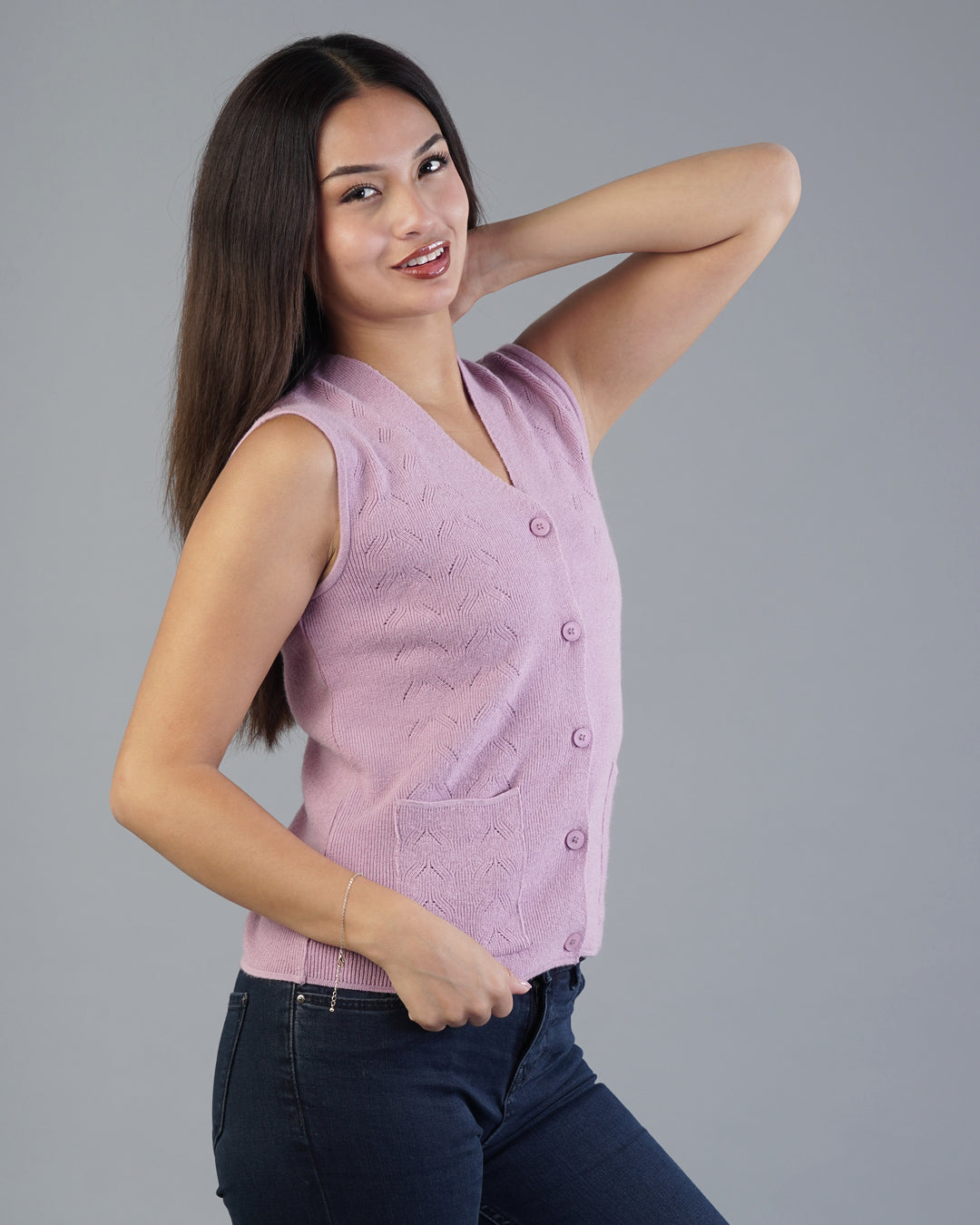 Elara V-Neck Knit Cardigan