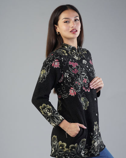 Vivian Jacquard Cardigan