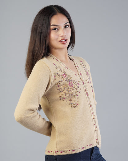 Arielle Embroidered Cardigan
