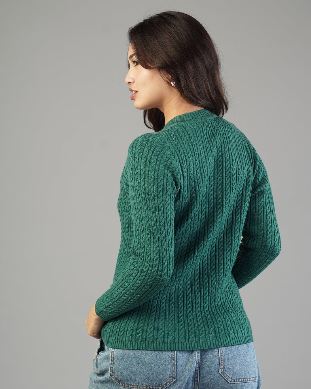 Dalia V-Neck Knit Cardigan