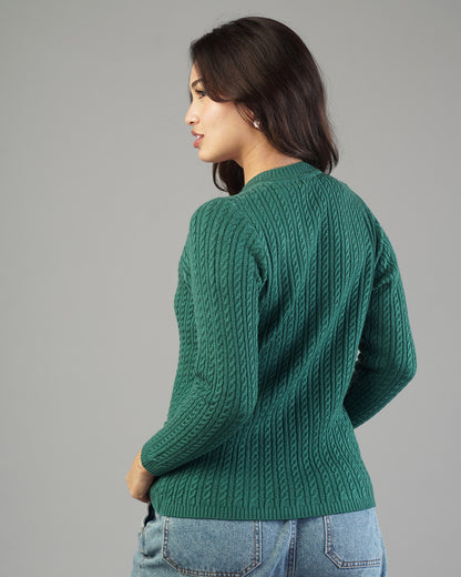 Dalia V-Neck Knit Cardigan