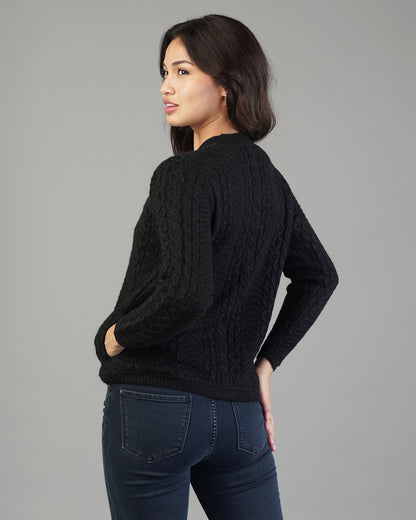 Iris V-Neck Knit Cardigan