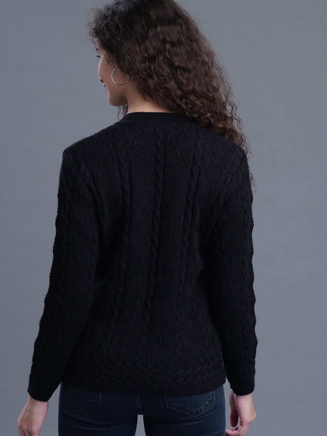  SoftHaven Round-Neck Cardigan