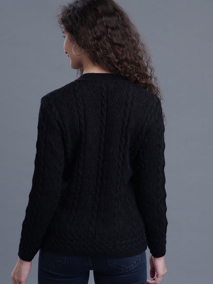  SoftHaven Round-Neck Cardigan