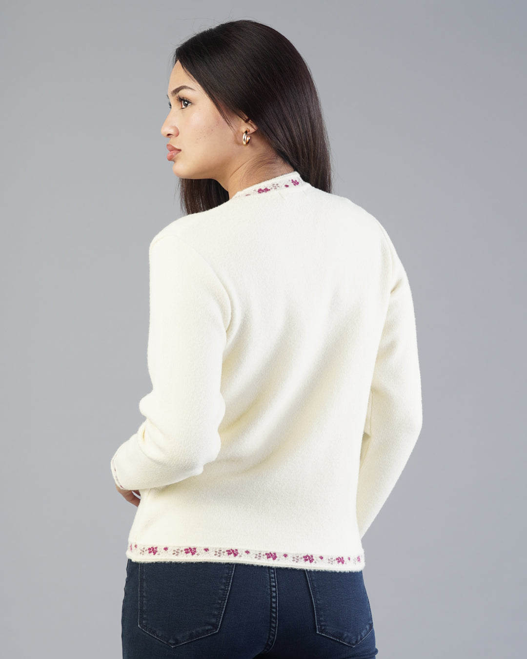 Arielle Embroidered Cardigan