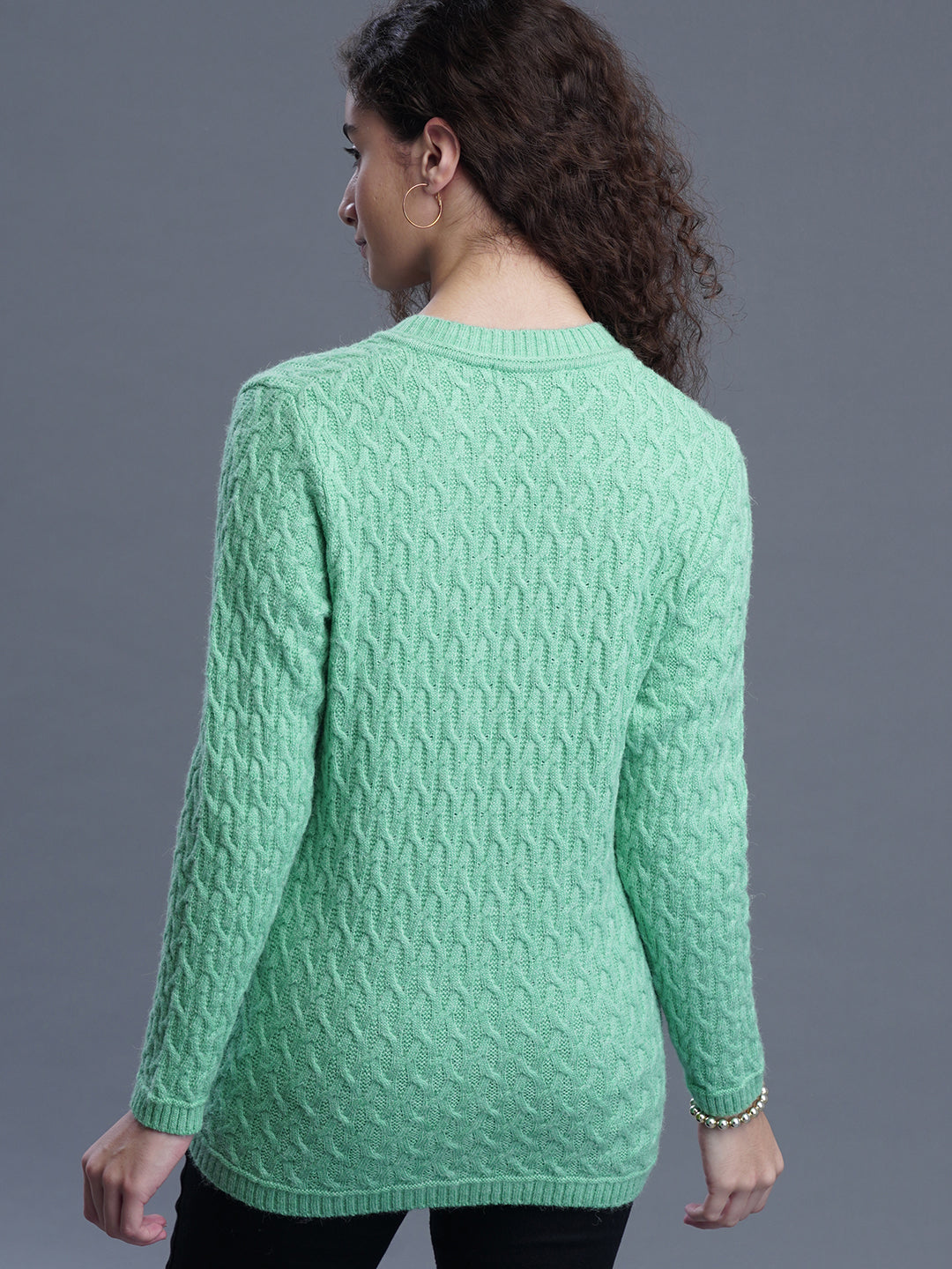 Pine Haze V-Neck CARDIGAN