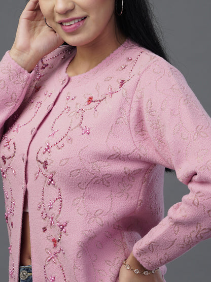 The Rose Quartz Jacquard