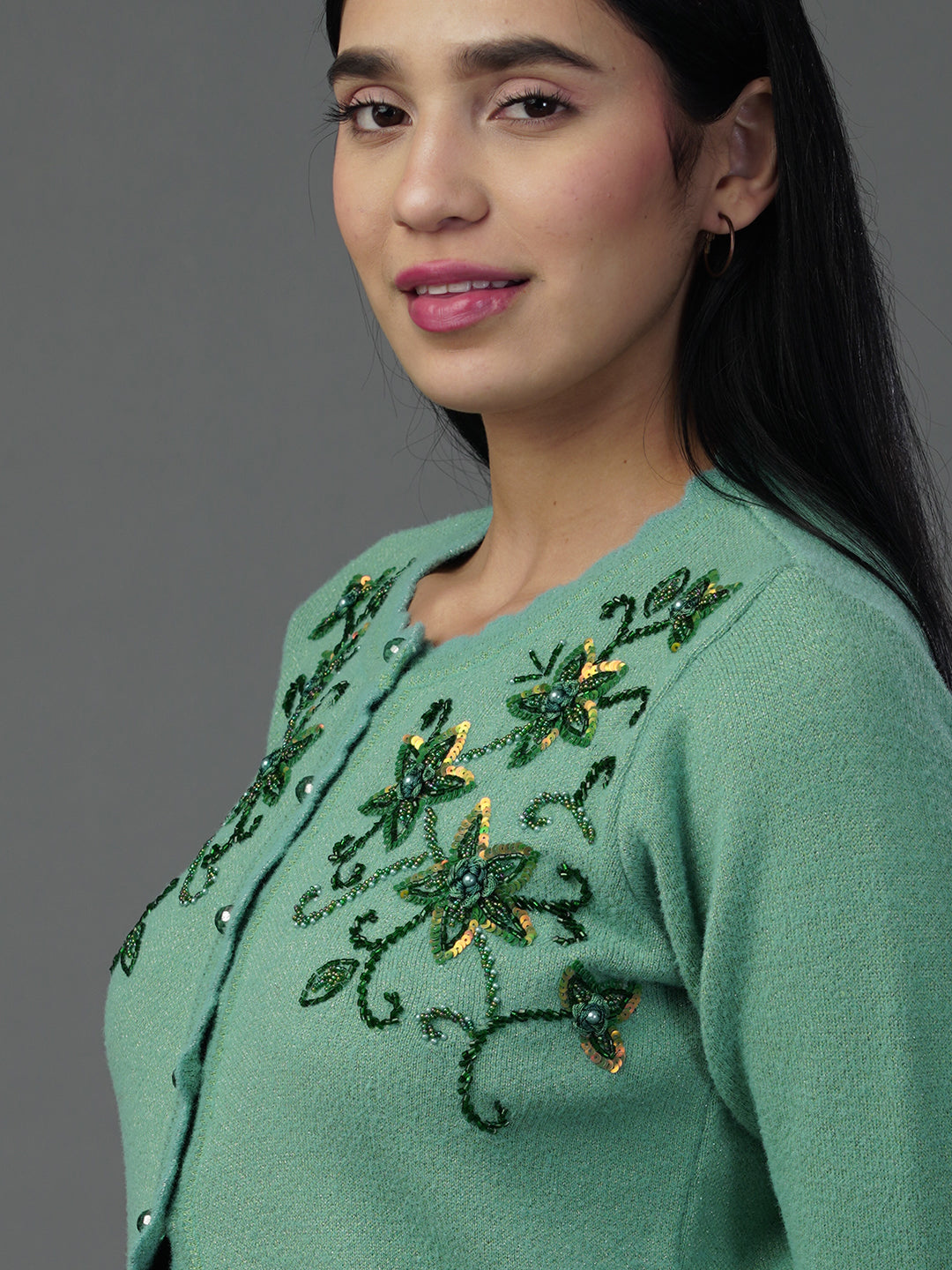 The Emerald Shadow Knit