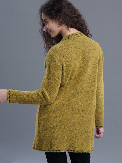 Elegant Long Jacquard