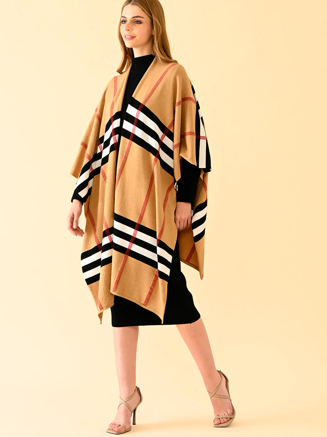 Desert Mirage Striped Cape Set