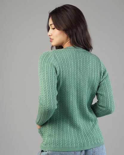Dalia V-Neck Knit Cardigan