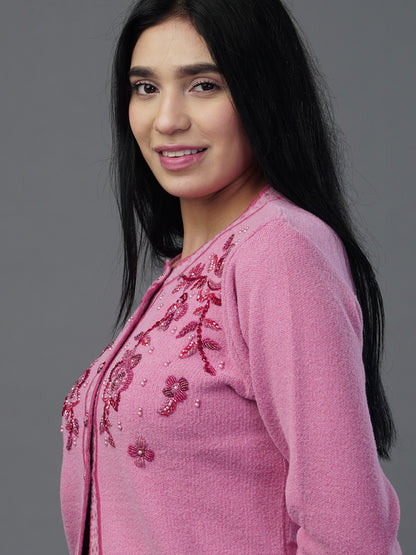 The Rose Quartz V-Neck