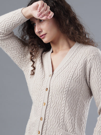 Virsa Classic V-Neck Cardigan