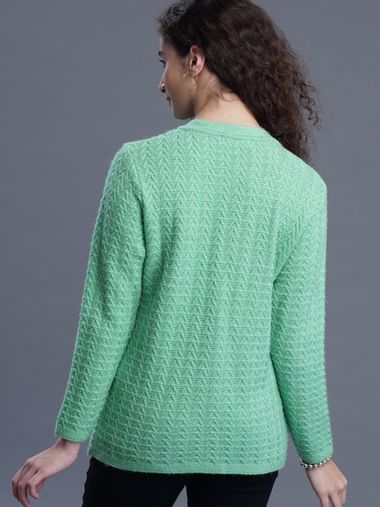 Snug Loop Round-Neck Cardigan