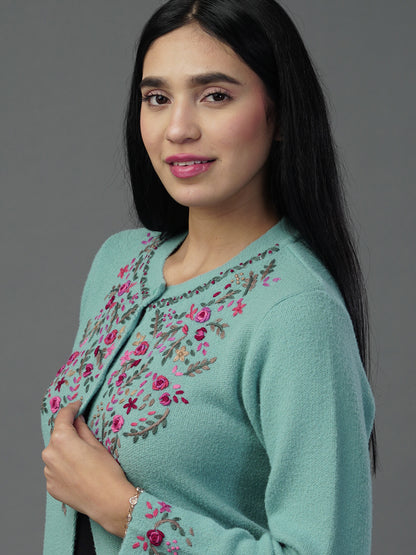 The Azure Mist Jacquard Knit