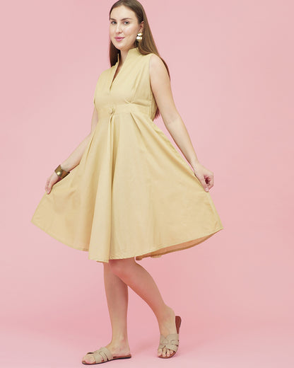 Sand Dune Flare Dress