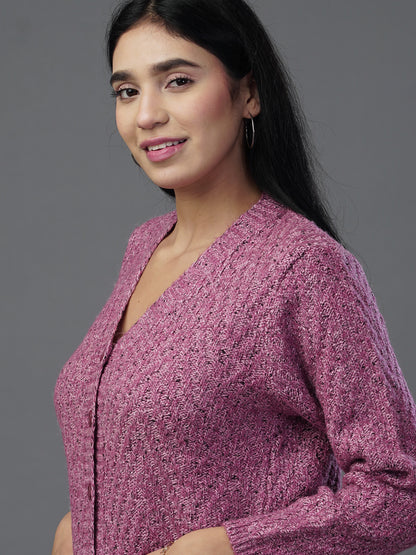 The Heather Luxe V-Neck cardigan