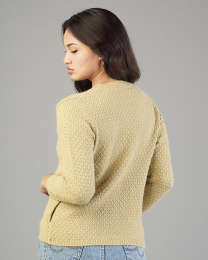 Elena V-Neck Knit Cardigan