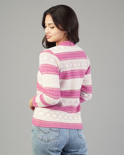 Valeria Jacquard Cardigan