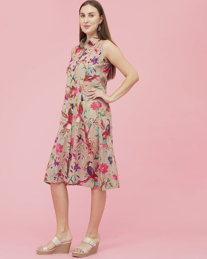 Blossom Trail Tiered Maxi Dress