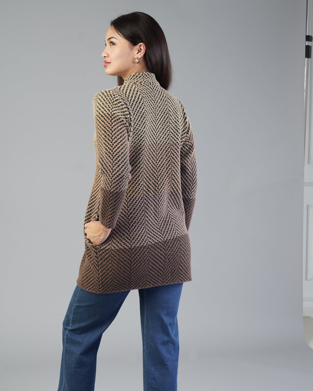 Adeline Jacquard Cardigan