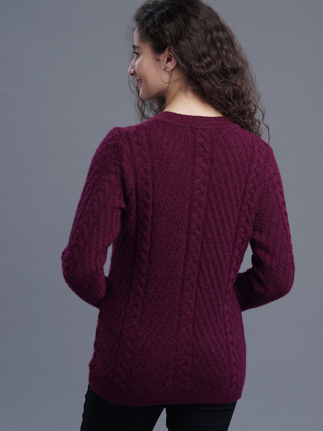 Meadow Mist Round-Neck CARDIGAN