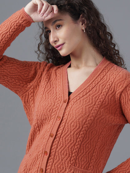 Virsa Classic V-Neck Cardigan