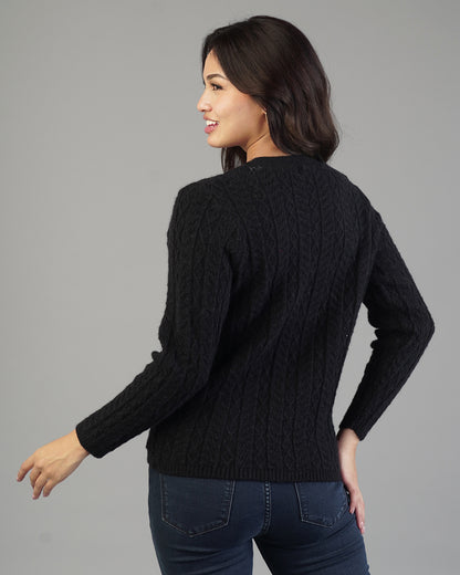 Leona V-Neck Knit Cardigan