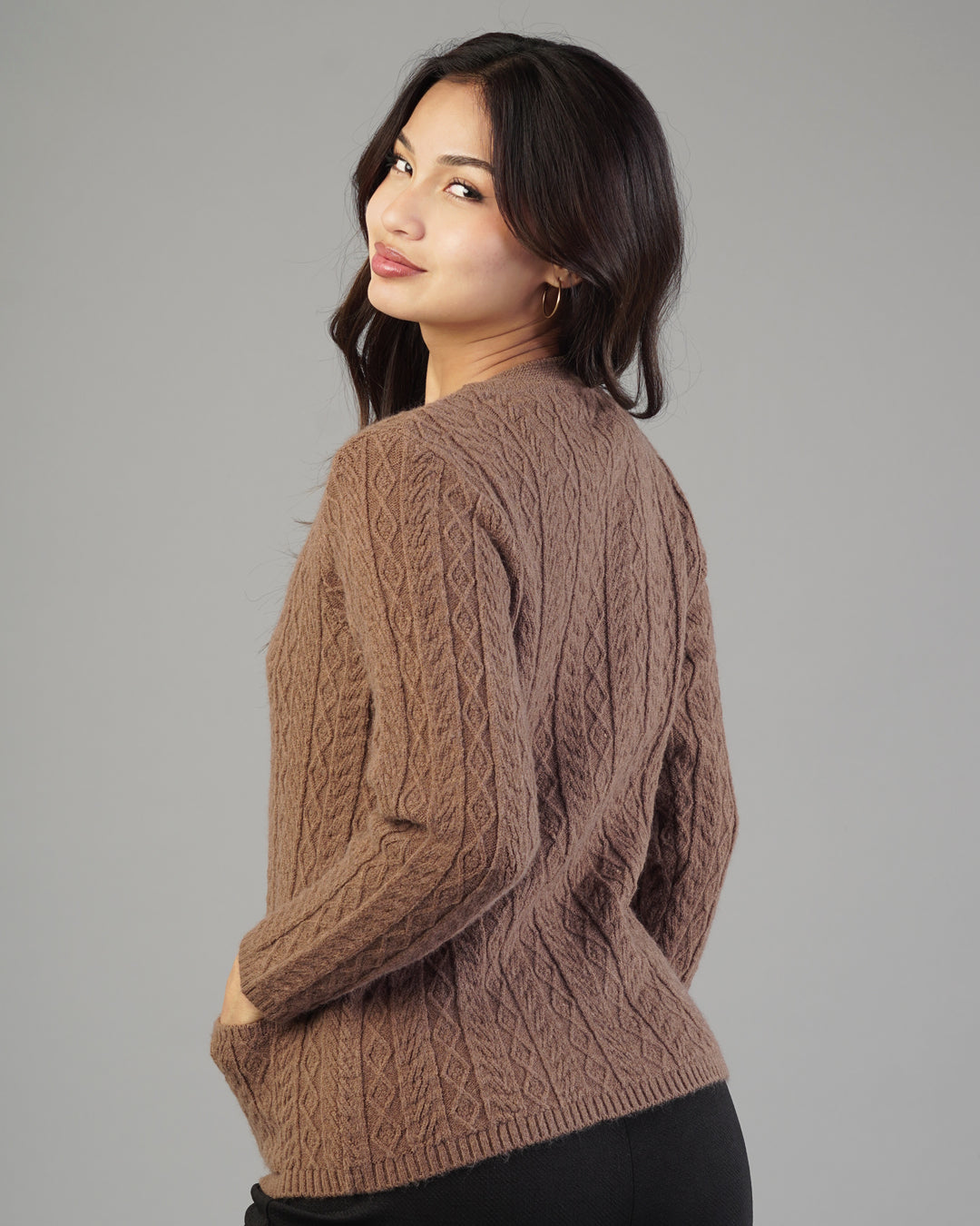 Leona V-Neck Knit Cardigan
