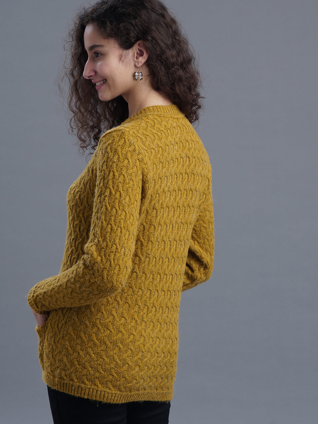 Pine Haze V-Neck CARDIGAN