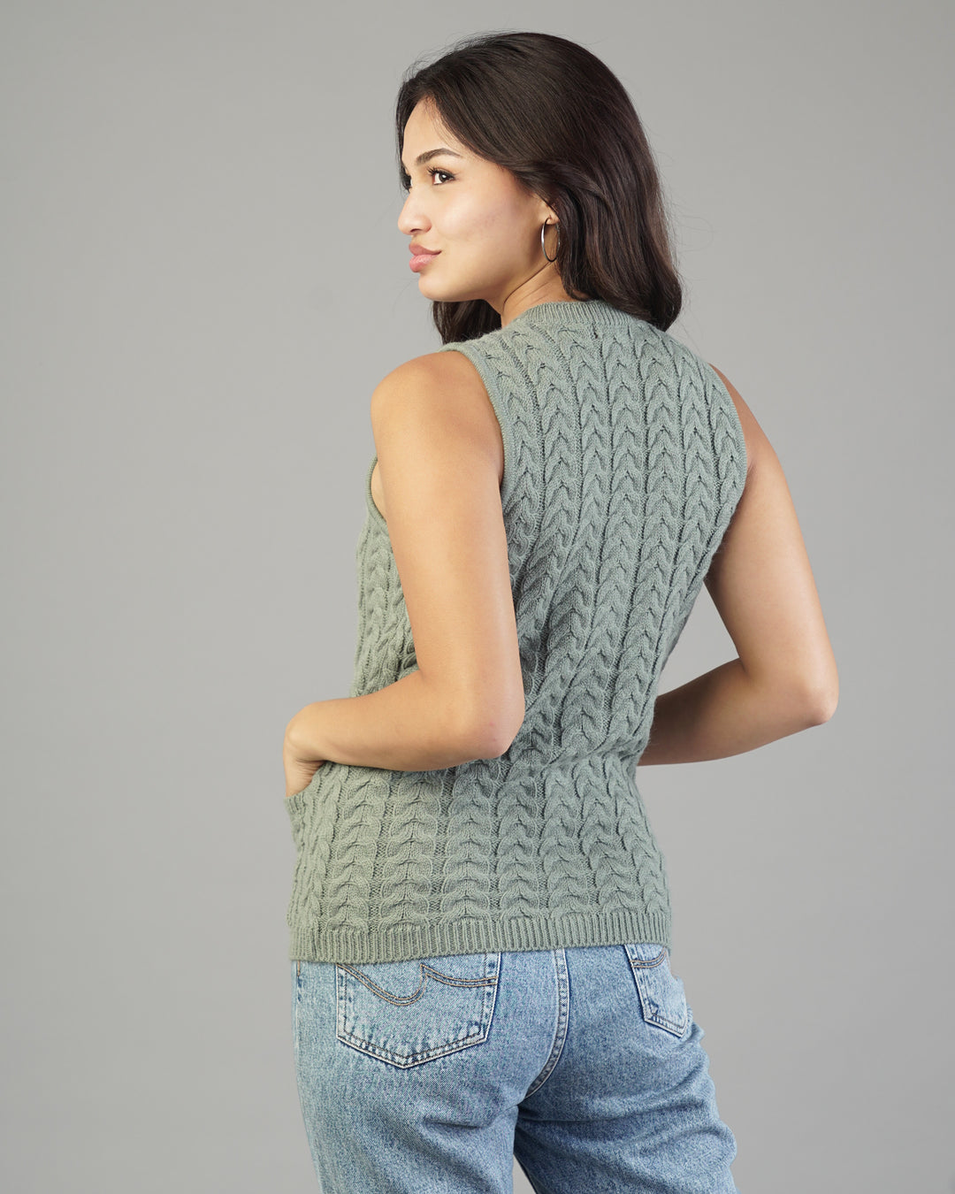 Isla V-Neck Knit Cardigan