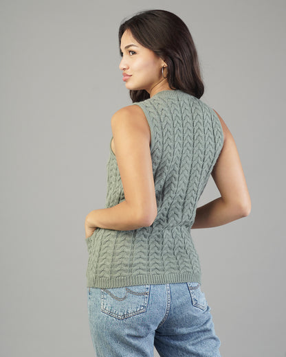 Isla V-Neck Knit Cardigan