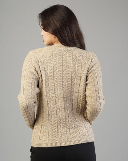 Leona V-Neck Knit Cardigan