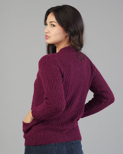 Maeve V-Neck Knit Cardigan