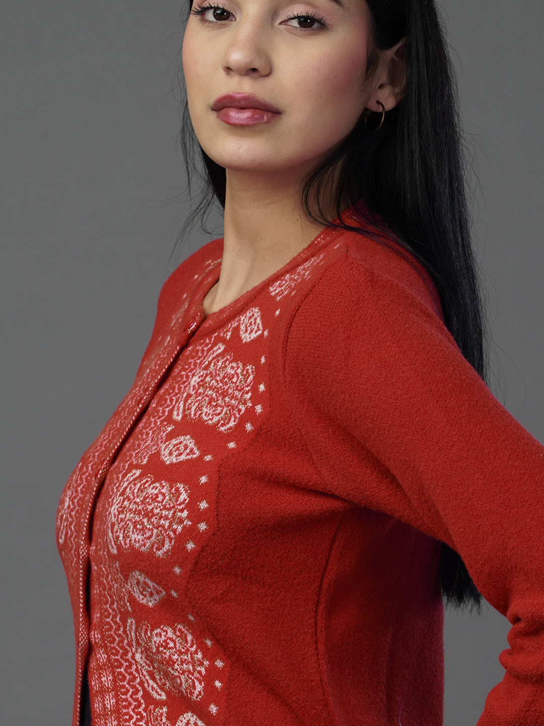 The Crimson Fire V-Neck