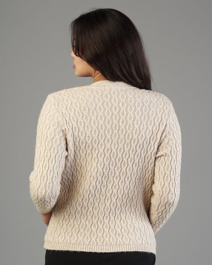 Dalia V-Neck Knit Cardigan