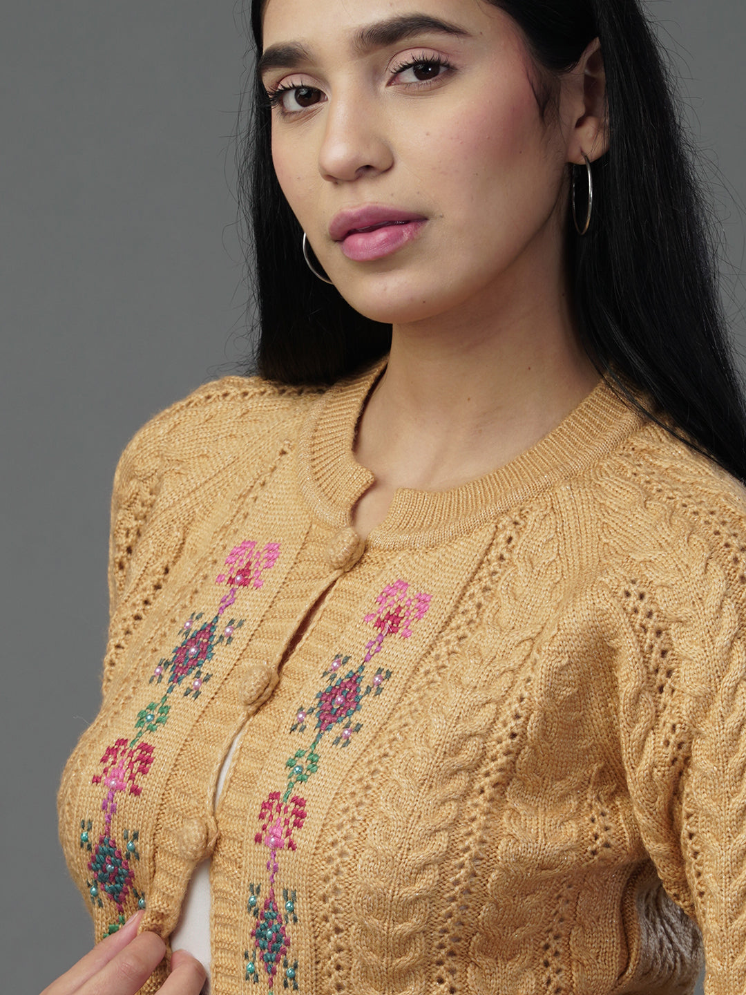  The Aurelian Jacquard Round-Neck