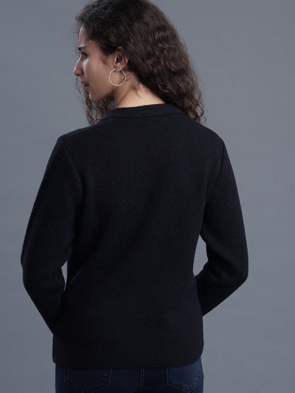  Evening Weave V-Neck Cardigan