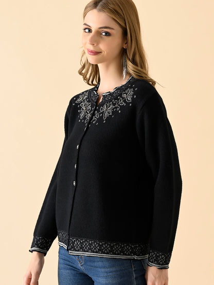 Almond Glow Relaxed Cardigan